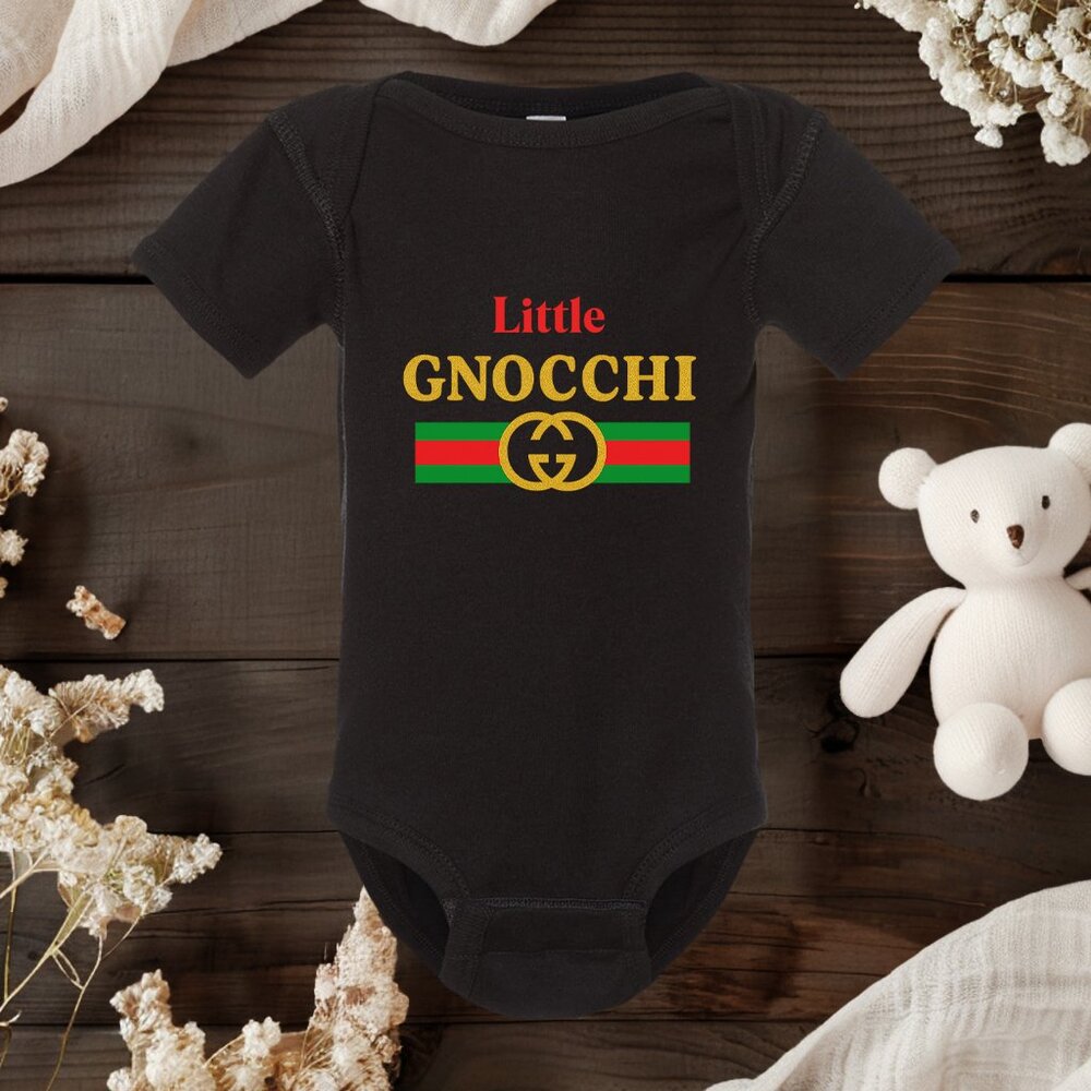 Little Gnocchi Baby Onesie | Funny Italian Parody Onesie | Cute Baby Gift